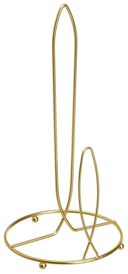 Portarotolo da cucina verticale dorato in metallo ø 16 cm – Casa Selección