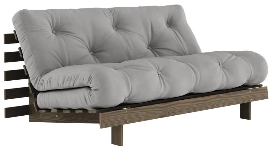 Divano letto grigio 160 cm Roots - Karup Design