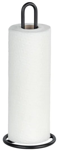 WENKO 53256100 - Porta asciugamani da cucina 12,5x32,5 cm nero