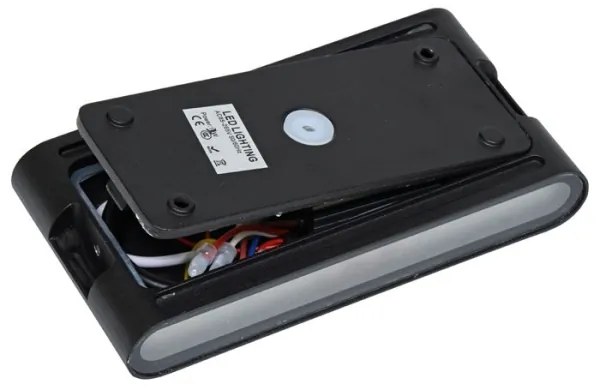 Ecolite ZFP12-CR - Applique a LED da esterno BRICK 2xLED/6W/230V IP65 nero