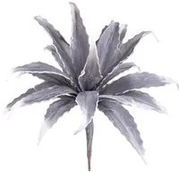 Set 2 Dracena Pianta Artificiale Foam Altezza 65 cm Grigio