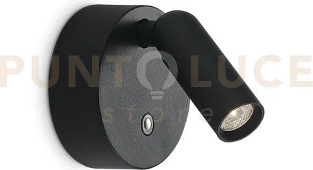 Bean applique a parete con interruttore tattile led 3000k 3w  200 l...