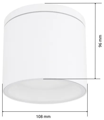 Globo 32063W - Plafoniera da esterno ALCALA 1xGX53/11W/230V IP44