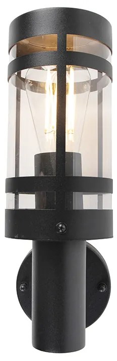 Lampada da parete per esterni moderna nera IP44 - Gleam