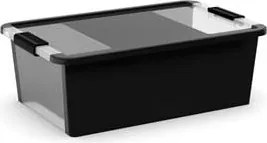 Scatola con coperchio nera in plastica 55x35x19 cm Bi-Box M – KIS