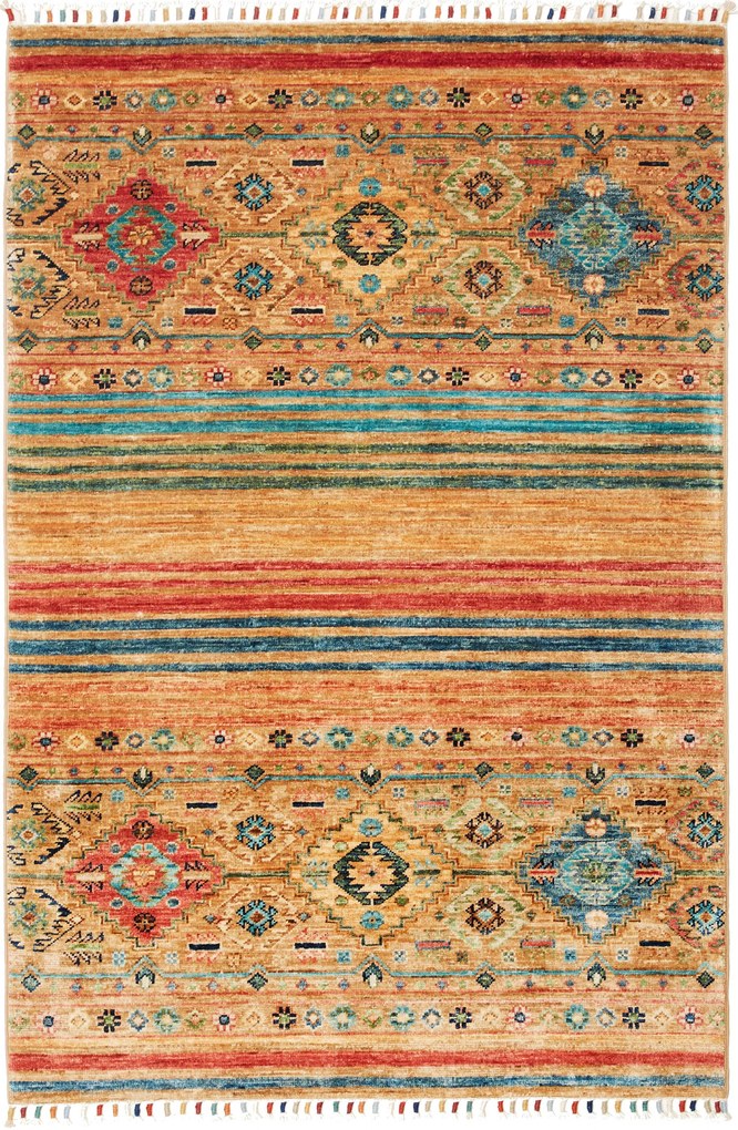 Samarkand Tappeto 150x100 (Pakistan) Annodato A Mano