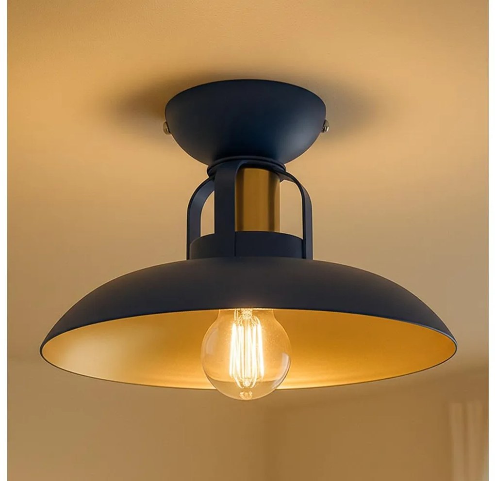 Brilagi - LED Lampadario a plafone FLAMENGO 1xE27/60W/230V blu