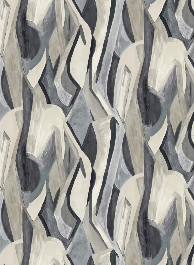 Clarke & Clarke Carta da parati Dynamic - Noir Banner