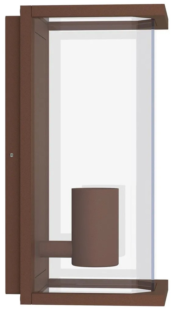 Applique Corten Mattone E27 IP54 per Esterni - Serie PRISM