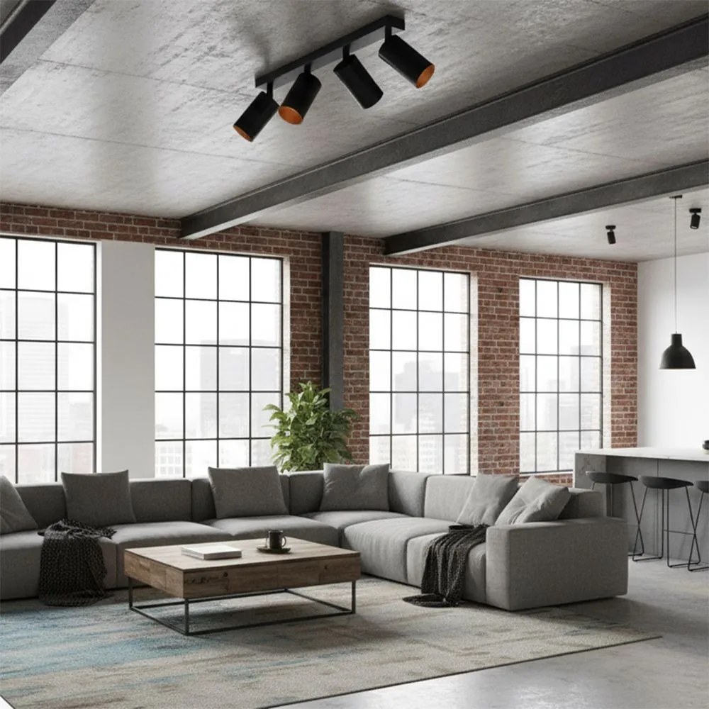 LAMPADA DA SOFFITTO / PARETE RIFLETTORE SPOT APP940-4C