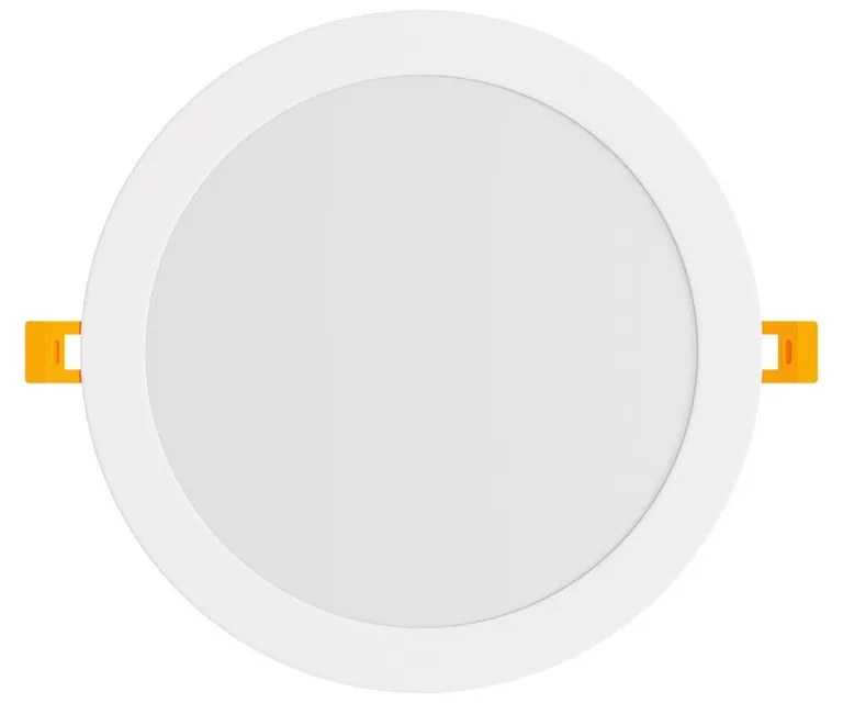 Pannello LED Rotondo 20W 2.000lm no Flickering Foro Ø203-210mm Colore Bianco Caldo 3.000K
