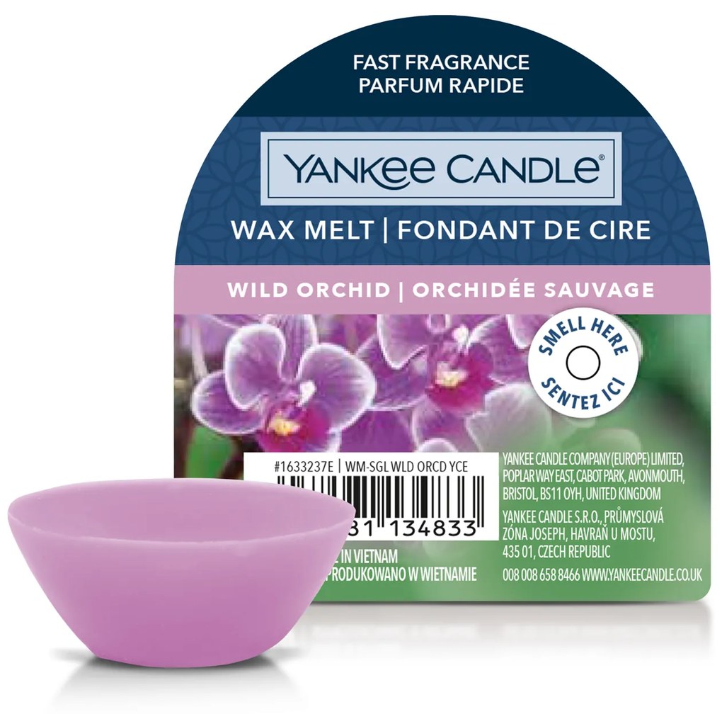 Wild Orchid, cera da fondere Yankee Candle per bruciatore