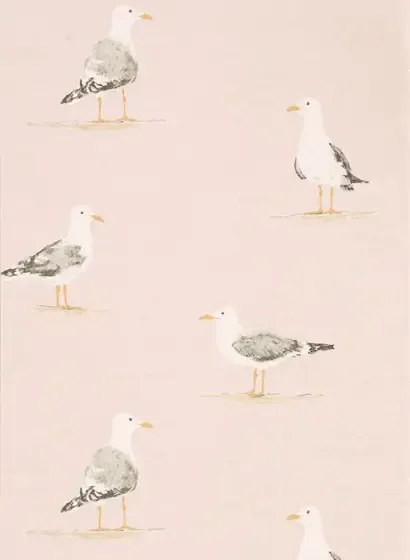 Sanderson Carta da parati Shore Birds - Blush