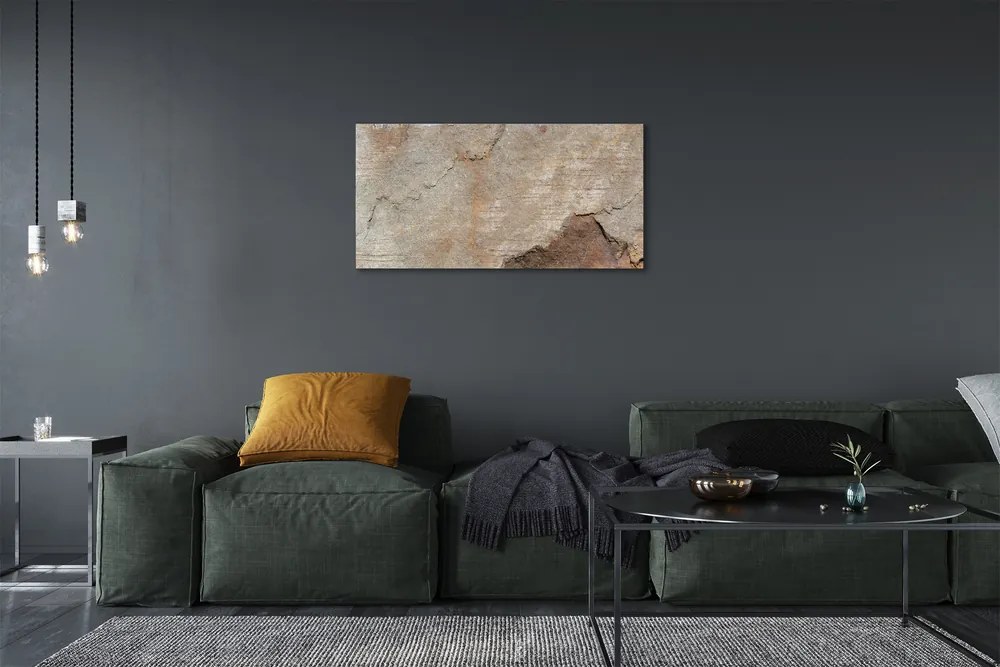 Quadro su tela Muro di marmo di pietra 100x50 cm