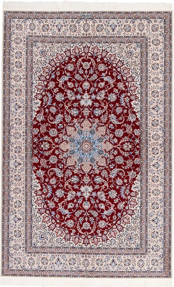 Nain Tappeto 150 x 240 Grigio (Iran) Annodato A Mano