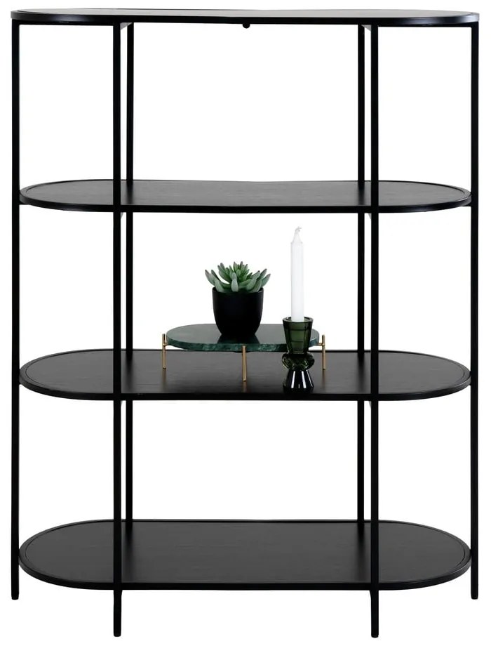 Libreria nera 36x111 cm Vita - House Nordic