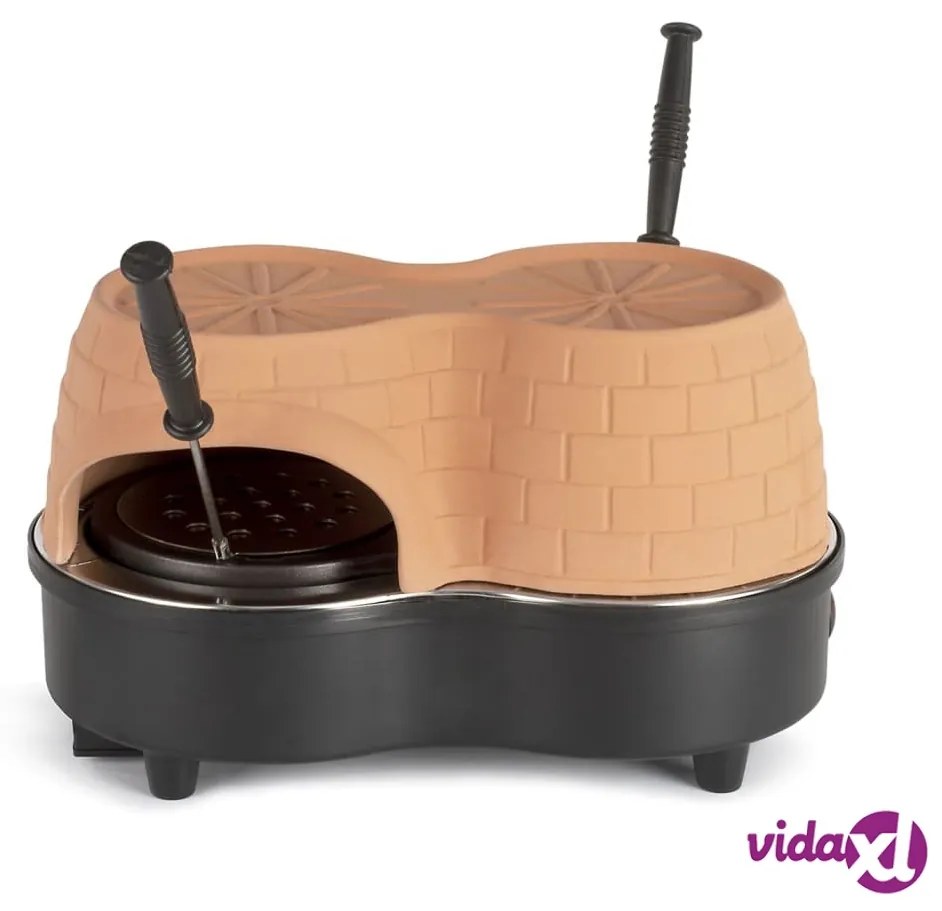 Livoo Forno per Pizza Duo Pizza Party 650 W Nero
