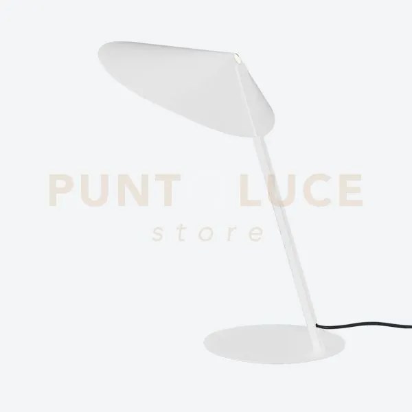 Lampada da tavolo gong work 1 luce attacco g9 bianco