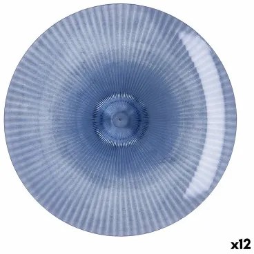 Piatto da pranzo Quid Sunset Azzurro Plastica 26 cm (12 Unità)