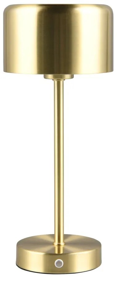 Lampada da tavolo a LED dimmerabile in oro (altezza 30 cm) Jeff - Trio