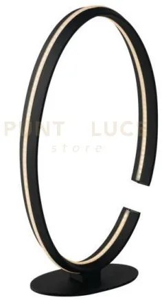 Lume led clarke nero 20w 2050lm 4000k 22x4x41cm in alluminio