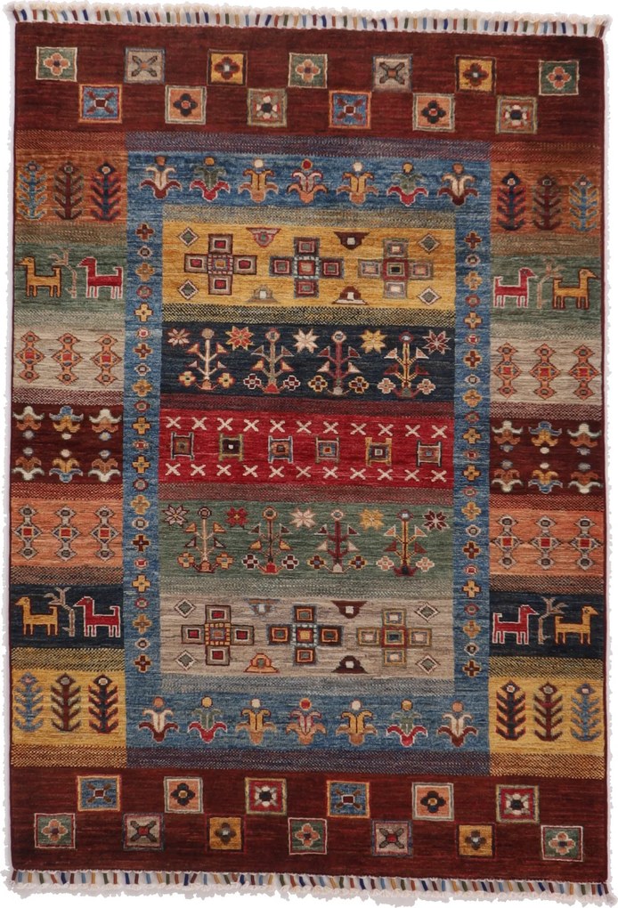 Samarkand Tappeto orientale 110x150 (Pakistan) Annodato A Mano