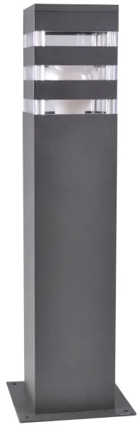 Lampada da esterno LED RGBW dimmerabile TEKSAS 1xE27/9W/230V 44 cm IP44 antracite