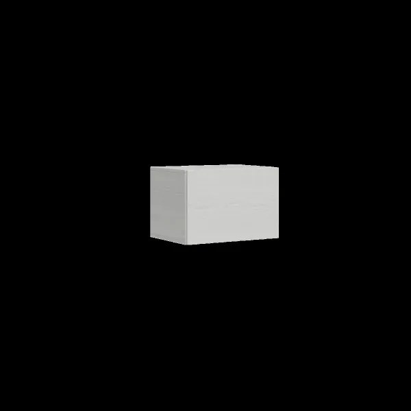 Pensile contenitore apertura a vasistas 60x40 cm Isoka Bianco Frassino
