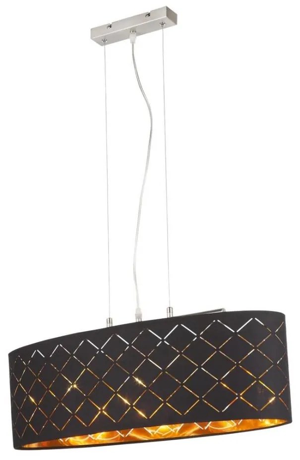 Globo 15229H2 - Lampadario a sospensione con filo CLARKE 3xE27/60W/230V