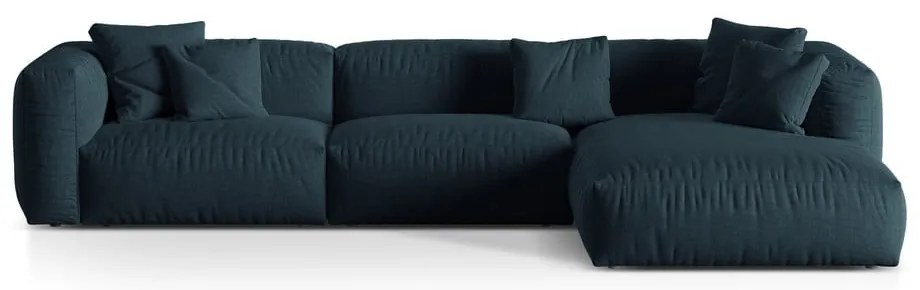 Divano angolare modulare blu scuro (angolo destro) Martina - Micadoni Home