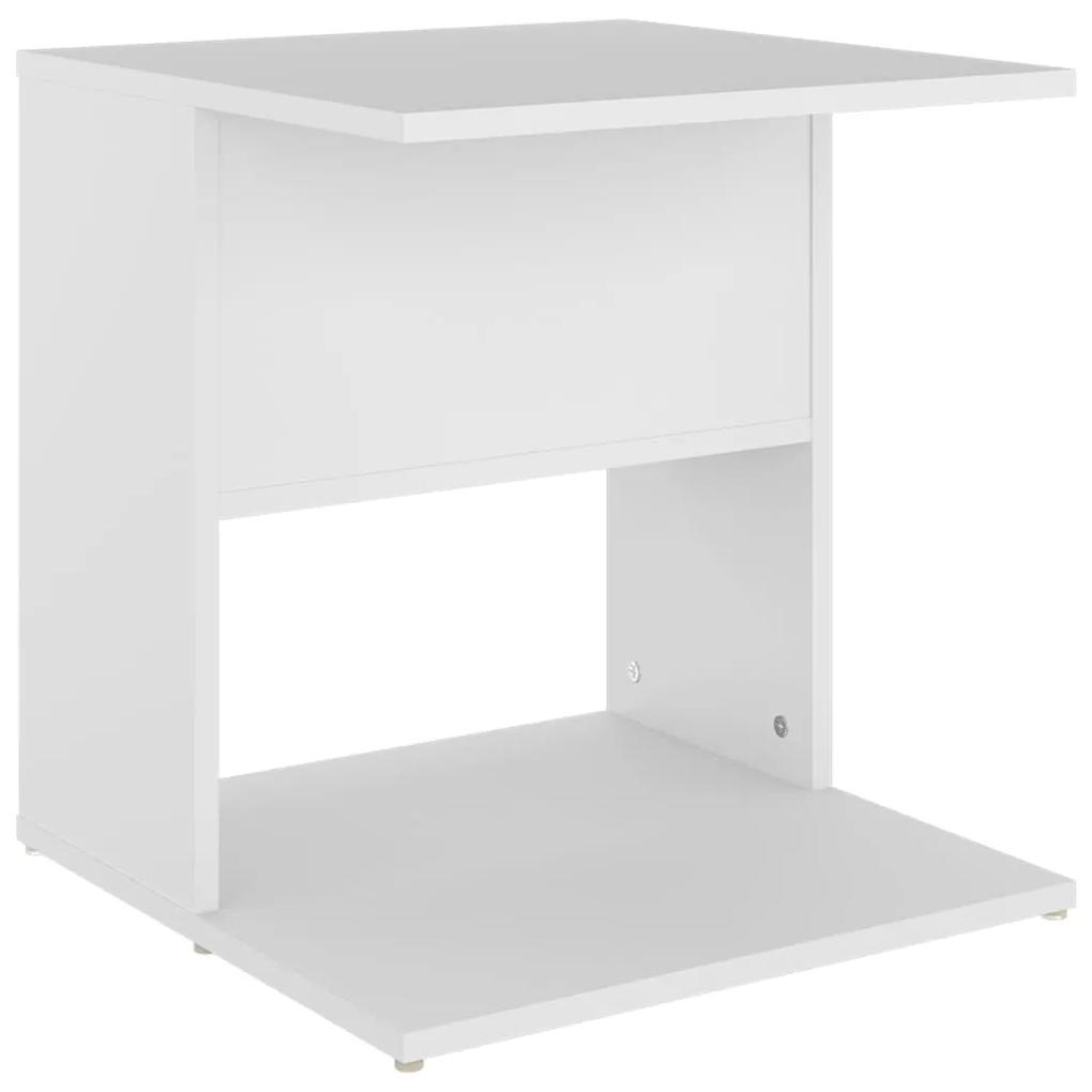 Tavolino Bianco 45x45x48 cm in Legno Multistrato