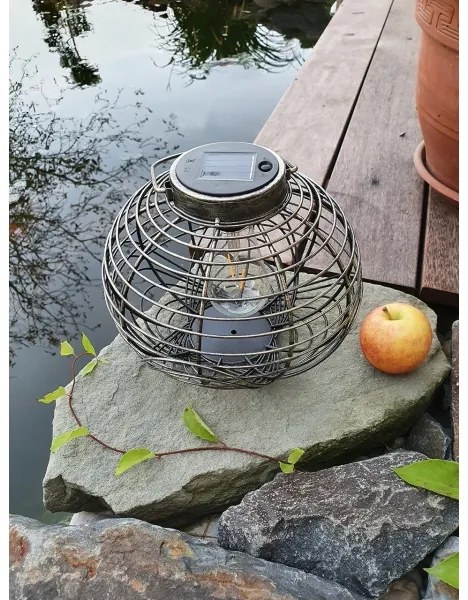 Lampada LED solare LUISA 1xE27/1,2V IP44