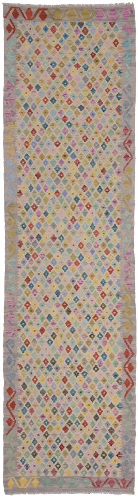 Kilim Tappeto orientale 80x290 (Afghanistan) Tessuto A Mano
