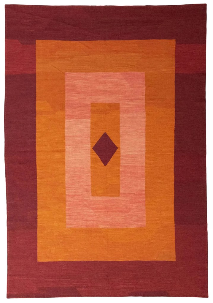 Kilim Tappeto persiano 290 x 200 Rosso (Iran) Tessuto A Mano
