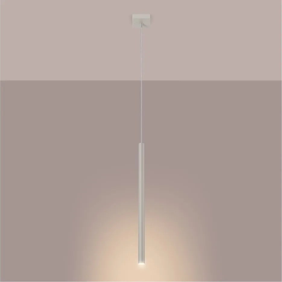 Lampadario color crema Fideus – Sollux