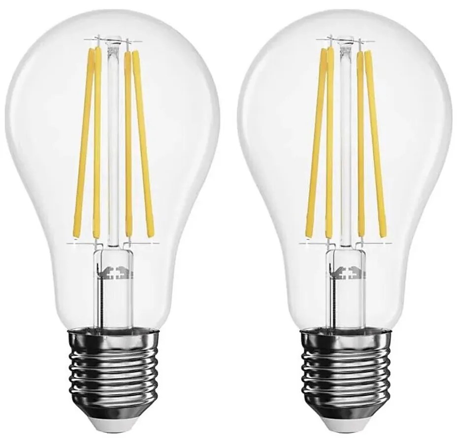 SET 2x Lampadina LED FILAMENT A60 E27/5,9W/230V 2700K