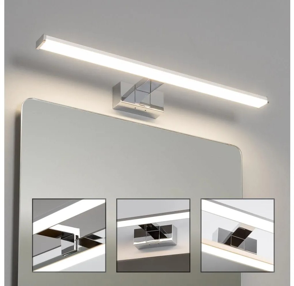 Brilagi - VESTRA LED Specchio da bagno con luce LED/12W/230V 60 cm IP44 Cromo