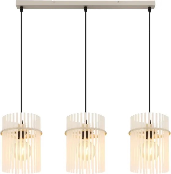Globo 15698-3HB - Lampadario sospeso con cavo GORLEY 3xE27/60W/230V