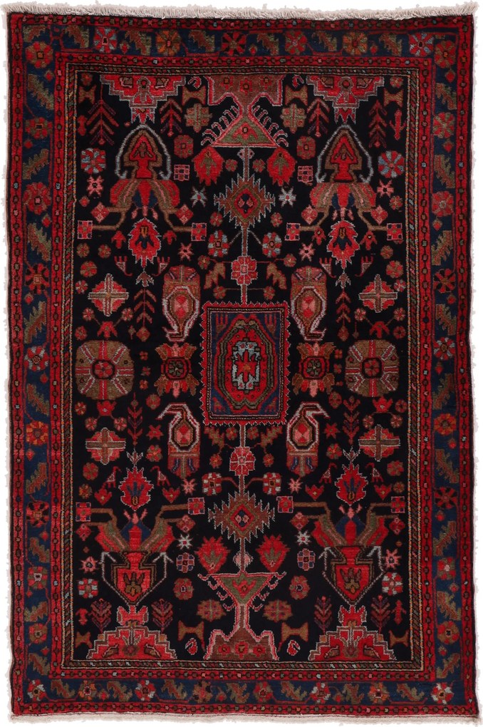 Hamedan Tappeto persiano 130x200 (Iran) Annodato A Mano