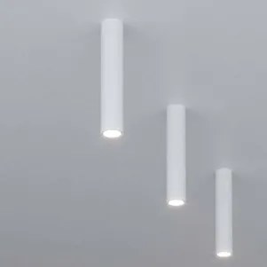 Plafoniera da soffitto in Acciaio LAGOS GU10 Bianca da interno