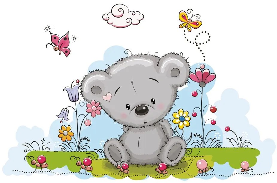 Carta da parati – Orsetto carino