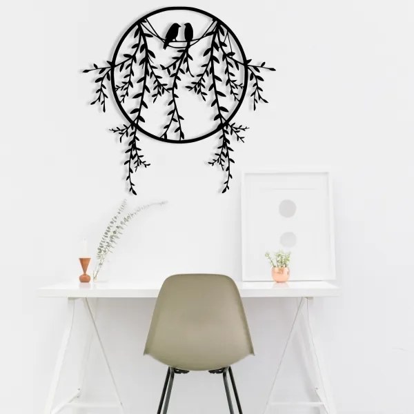 Decorazione da parete 45x44 cm rami