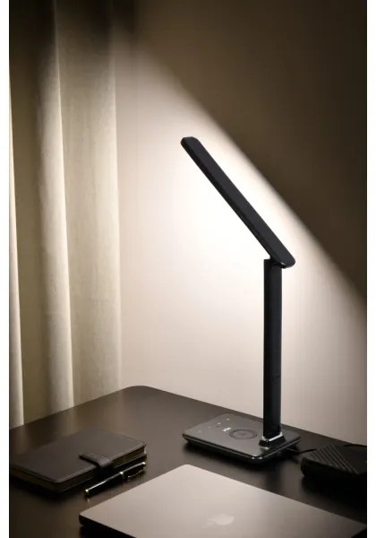 Brilagi - Lampada LED dimmerabile con ricarica wireless REGINA LED/8,5W/230V nero