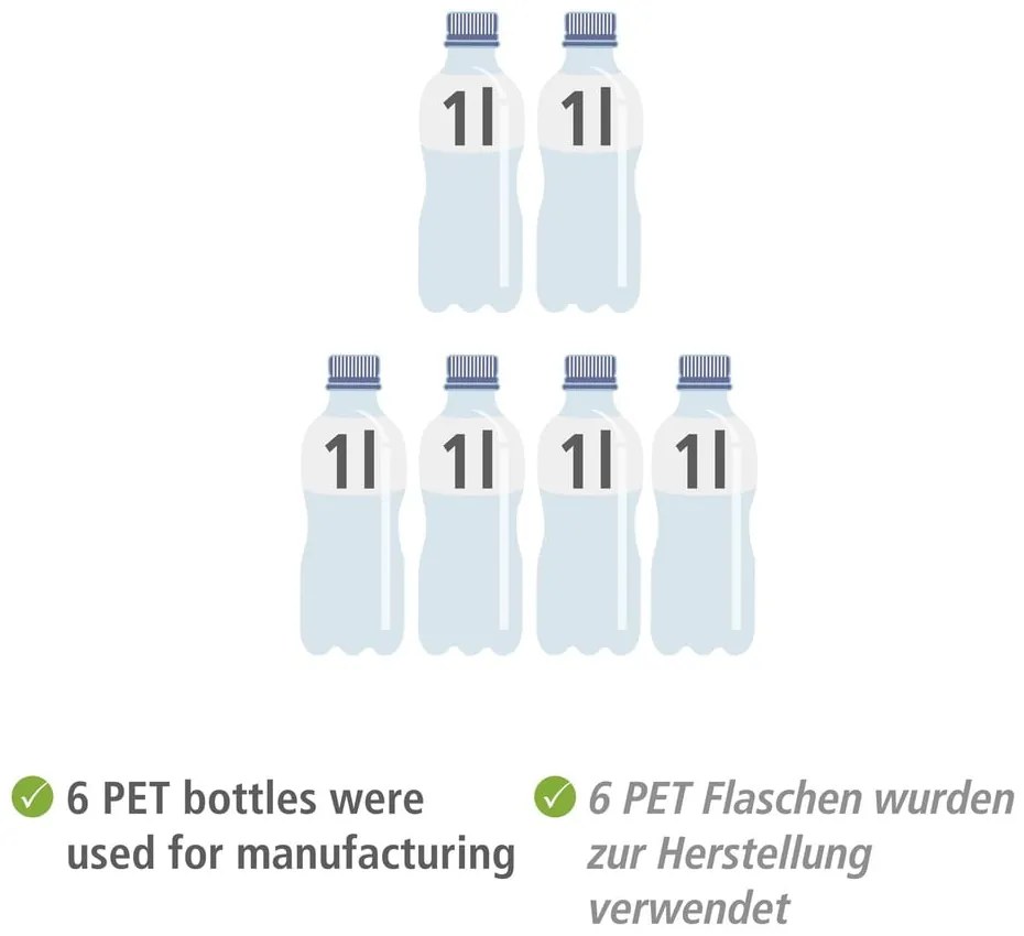 Mensola da bagno in bambù nero/naturale 44x93,5 cm Ecori - Wenko