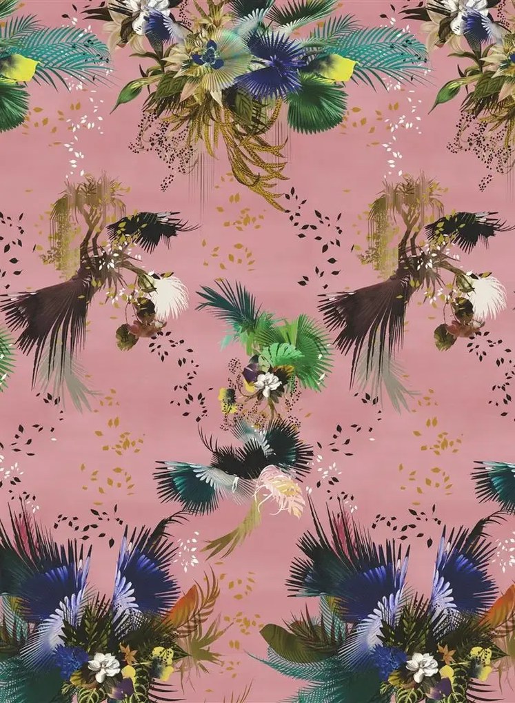 Christian Lacroix Tapete Oiseau Fleur - Bourgean