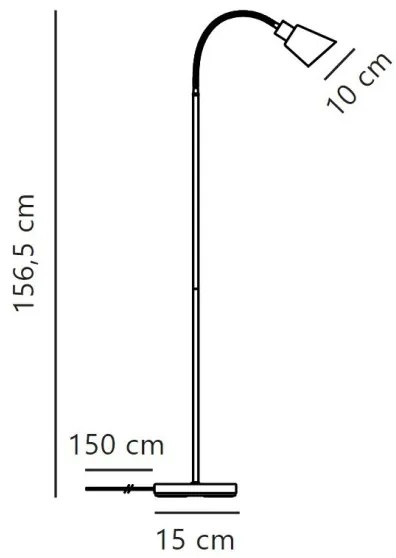 Nordlux - Lampada con piedistallo MOLLI 1xE14/25W/230V