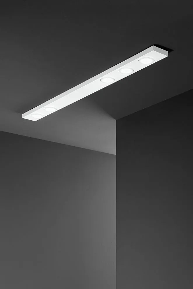 Perenz Bottone – plafoniera in metallo bianco, nero o alluminio (3 misure)