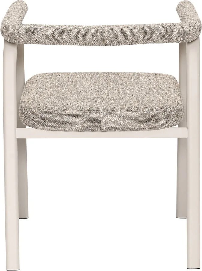 Set di sedie da pranzo beige in imbottito con braccioli 2 pz Ecto – Hübsch