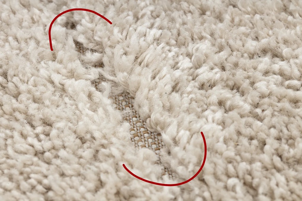 Tappeto BERBER 9000 crema Frange berbero marocchino shaggy - PRODOTTO DI SECONDO GRADO