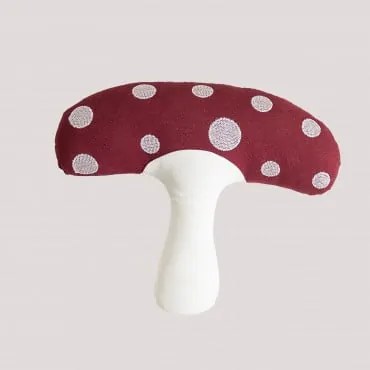 Cuscino in cotone Boletis ROJO VINO - Sklum